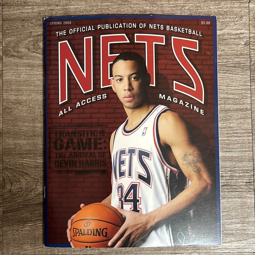 Brooklyn Nets Magazine Spring 2008 NBA Basketball Collectible